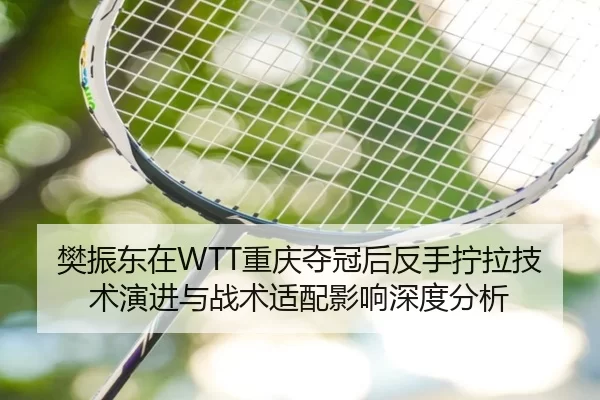 樊振东在WTT重庆夺冠后反手拧拉技术演进与战术适配影响深度分析